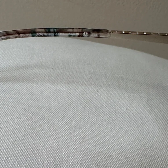 Bebe Women's Elegant Patterned Glasses - Blue/Brown Floral BB5215 - Picture 10 of 12